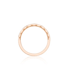 Load image into Gallery viewer, Tacori 18k Rose Gold Sculpted Crescent Diamond Wedding Band (0.33 CTW)