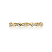 Load image into Gallery viewer, Tacori 18k Yellow Gold Sculpted Crescent Diamond Wedding Band (0.43 CTW)