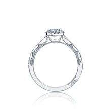 Load image into Gallery viewer, Tacori 18k White Gold Sculpted Crescent Round Diamond Engagement Ring (0.18 CTW)