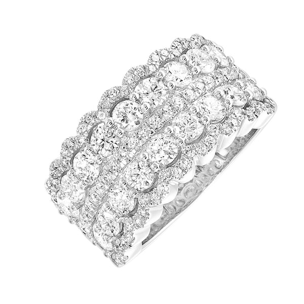 14k White Gold Diamond Ring 2.07CTW