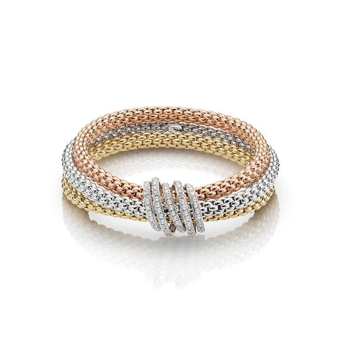 Fope MIA LUCE White Gold Diamond Bracelet (1.20 CTW)