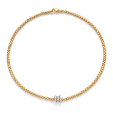 Load image into Gallery viewer, Fope SOLO Yellow Gold Diamond Necklace (0.38 TCW)