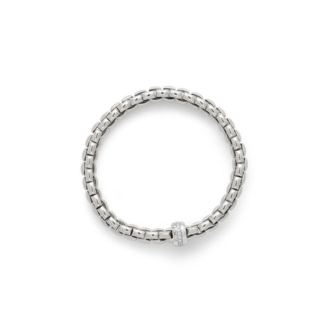 Fope EKA White Gold Diamond Bracelet (0.18 CTW)