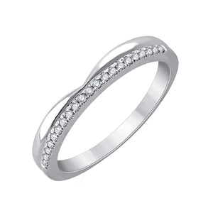 10K White or Yellow Gold Diamond Fashion Ring