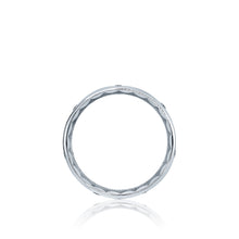 Load image into Gallery viewer, Tacori Platinum Sculpted Crescent 5mm Wedding Band (0.45 CTW)