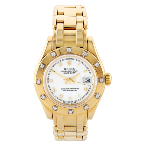 Rolex 80318 Pearlmaster 18k Yellow Gold 29mm