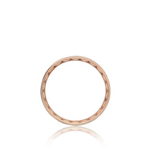 Load image into Gallery viewer, Tacori 18k Rose Gold Sculpted Crescent Diamond Wedding Band (0.1  CTW)