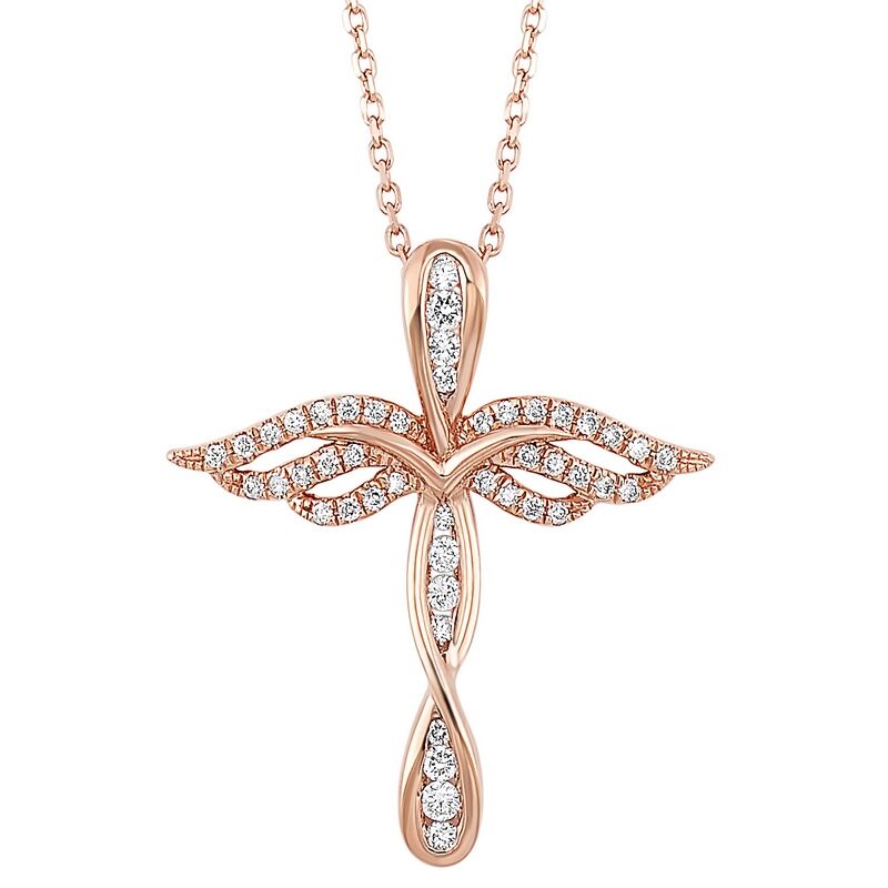 Beautiful diamond cross necklace Clearance