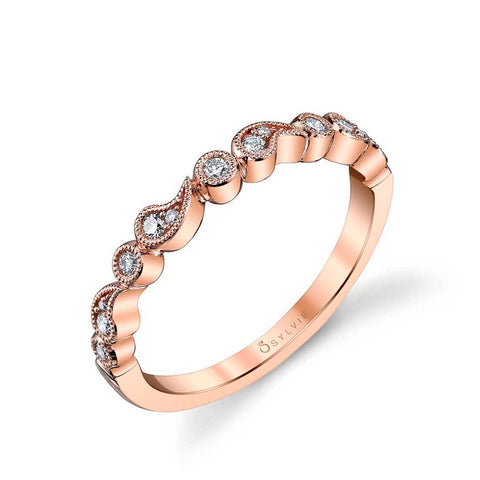 Sylvie Maeva 14K Gold Wedding Band