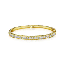 Load image into Gallery viewer, Penny Preville 18K Yellow, White or Rose Gold Engraved Diamond Bangle
