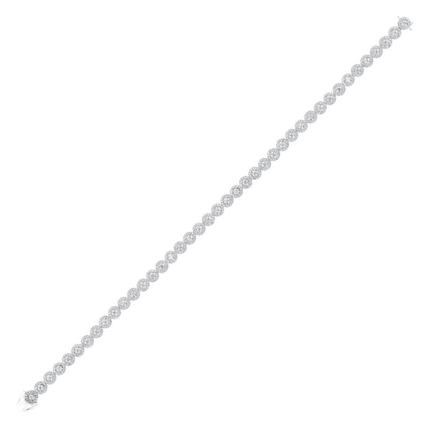 14kw tru ref prong diamond bracelet 3ct, pd10314-4wf