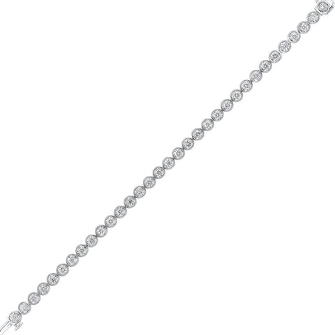 14kw tru ref bezel diamond bracelet 3ct, er10220-4wf