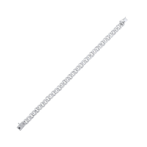 14K White Gold Diamond Fashion Bracelet 1.50CTW