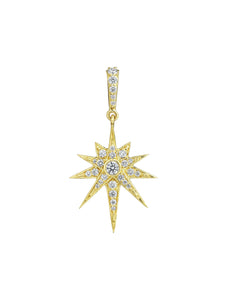 Penny Preville 18K Yellow Gold Starburst Enhancer Medallion