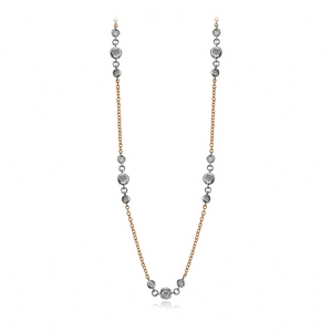 Simon G ch112 HARMONIE NECKLACE IN 18K GOLD WITH DIAMONDS