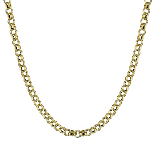 Simon G cn139 Chain Link Necklace in 18k Gold