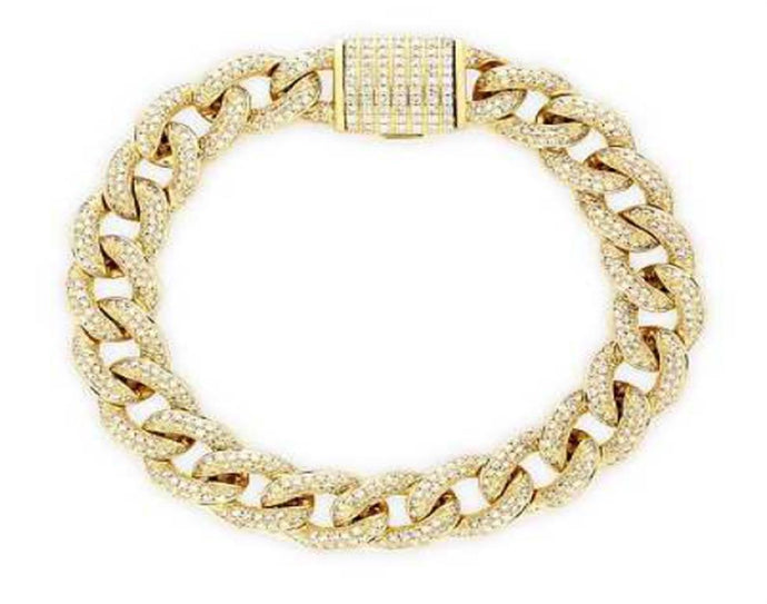 Diamond Cuban Links Bracelet