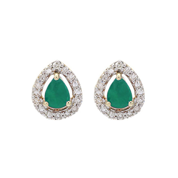 10kw color ens prong emerald earrings 1/250ct, fr1233-4yd