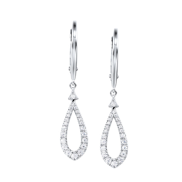 White Gold Diamond Earrings
