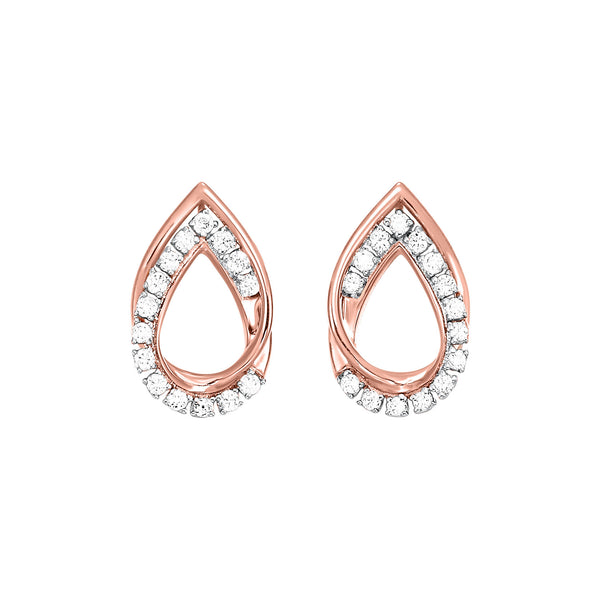 Teardrop Stud Earrings