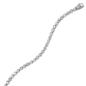 14kt White Gold Diamond Tennis Bracelet (7 ctw)