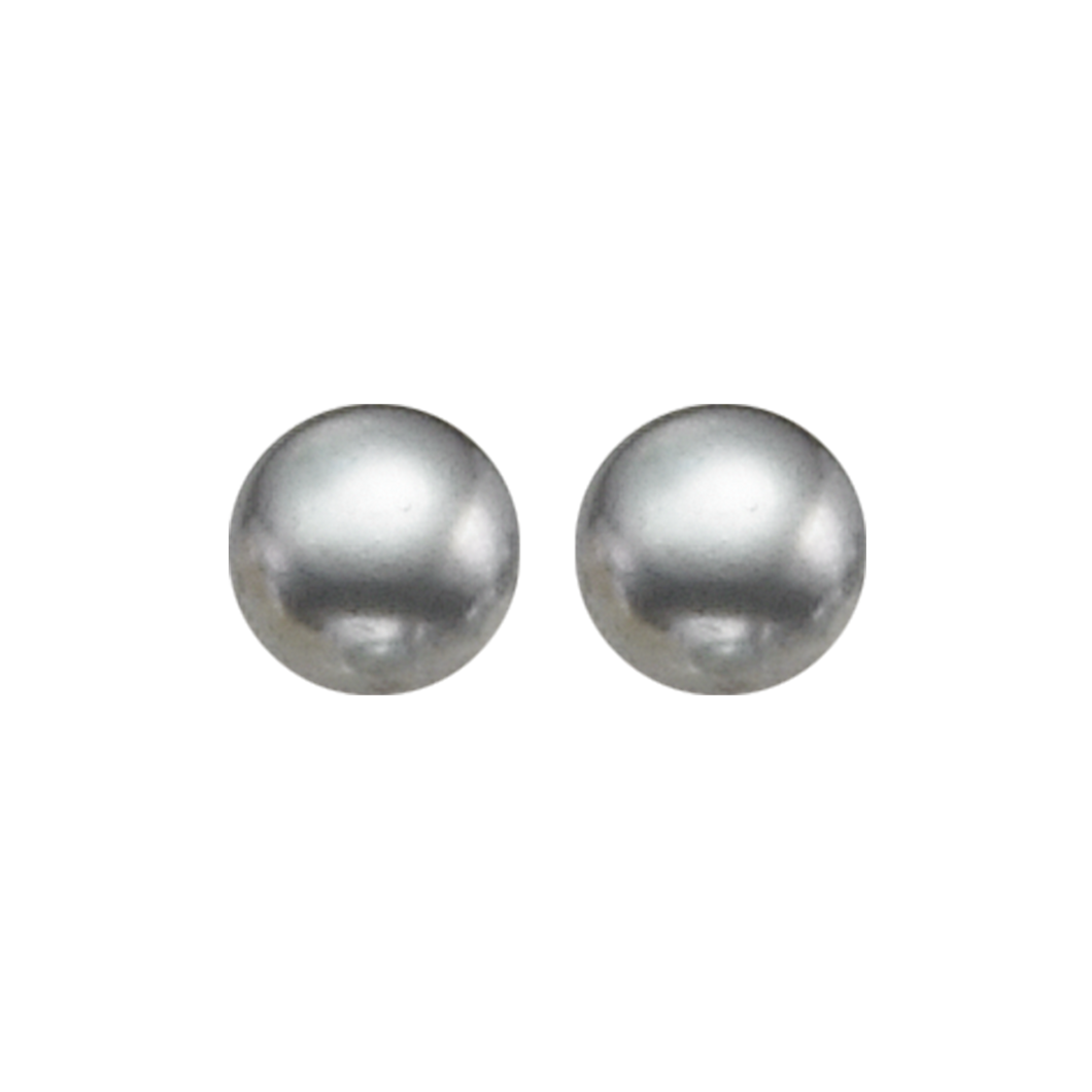 ss cultured pearl earrings, er10319-4wbs