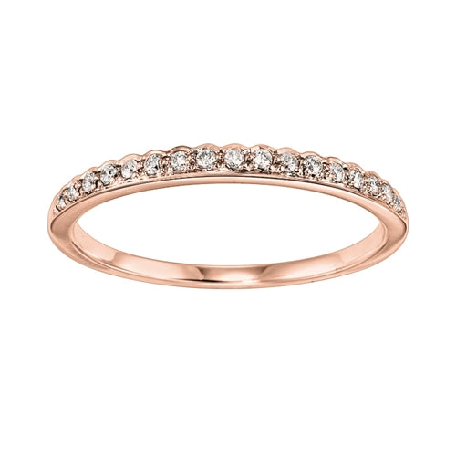 14K Rose Gold Stackable Ring (0.10 CTW)