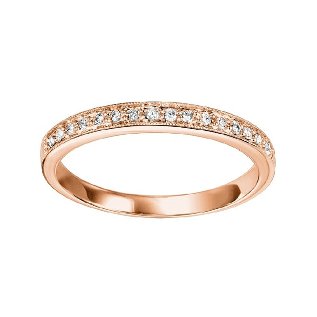 14K Rose Gold Mixable Ring (0.12 CTW)