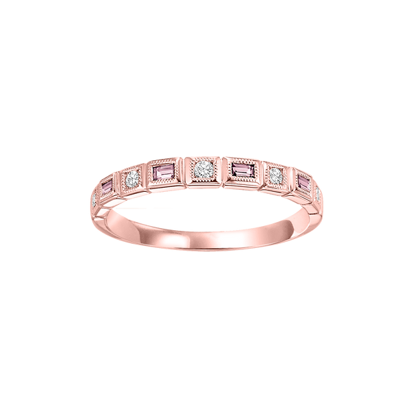 14kr mix bezel pink tourmaline band 1/12ct, pc6200p2-4w
