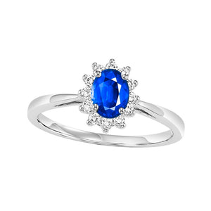 14kw color ens halo prong sapphire ring 1/5ct, rg73311-1wd