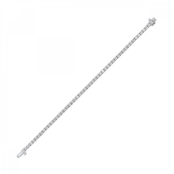 14K Tennis Diamond Bracelet 4 CTW