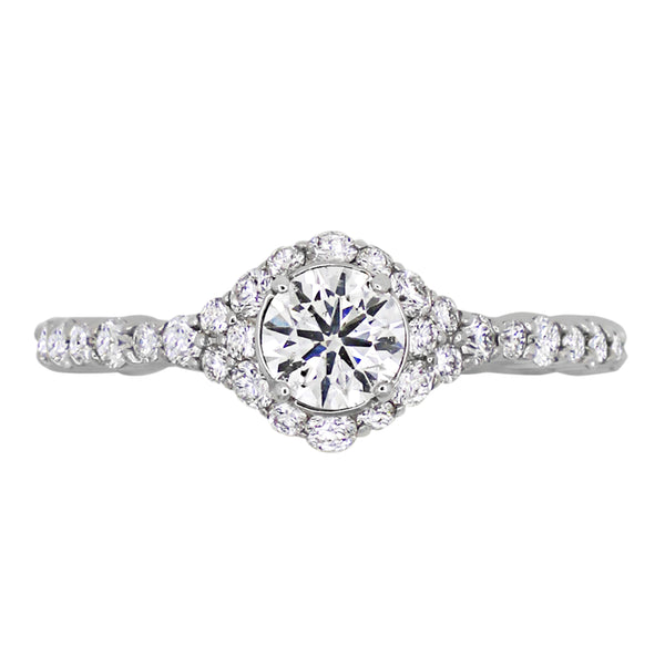 Complete Round Engagement Ring