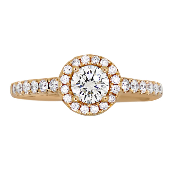 Complete Round Engagement Ring