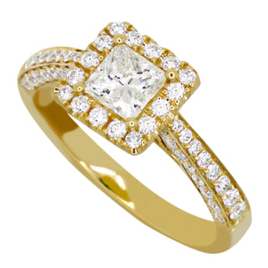 Complete Princess Engagement Ring