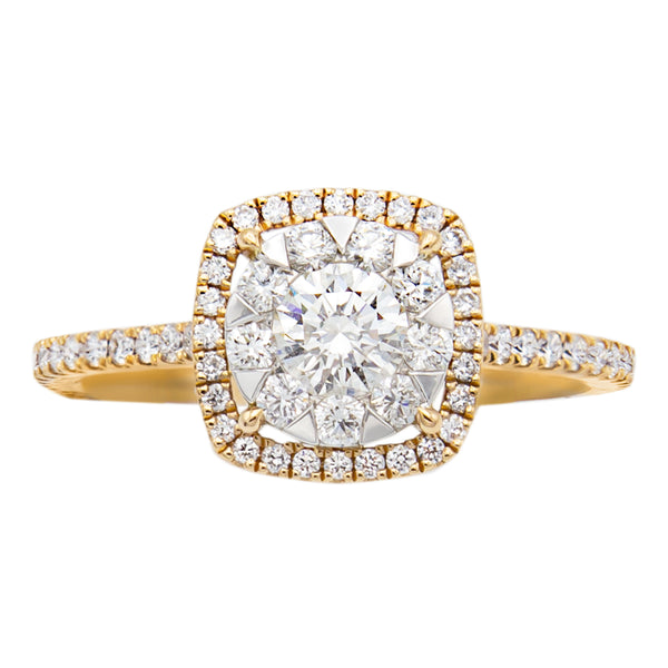 Complete Round Engagement Ring
