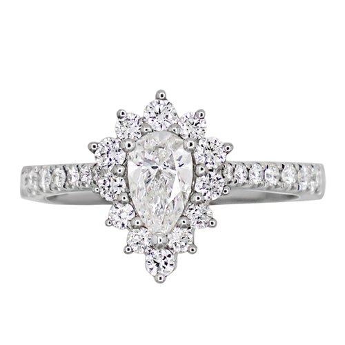 Complete Pear Engagement Ring