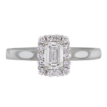 Load image into Gallery viewer, Complete Emerald Engagement Ring