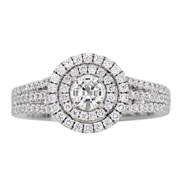Complete Round Engagement Ring
