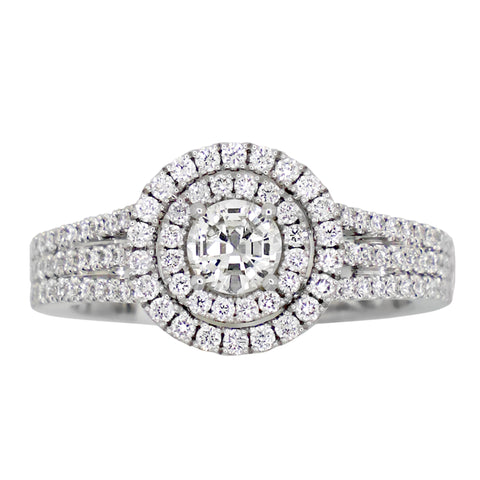 Complete Round Engagement Ring