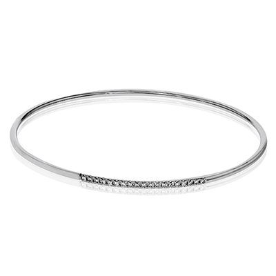 Simon G  lb2017 Bangle in 18K Gold with Diamonds