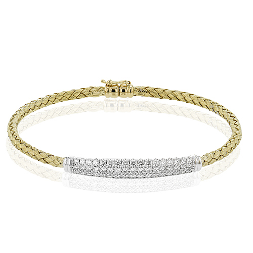 Simon G  lb2231 Bangle in 18k Gold with Diamonds