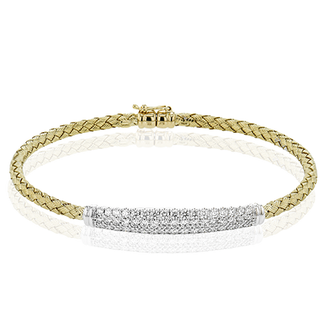 Simon G  lb2231 Bangle in 18k Gold with Diamonds