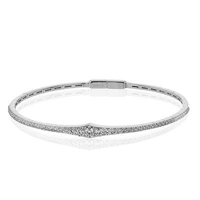 Simon G  lb2310 Bangle in 18k Gold with Diamonds