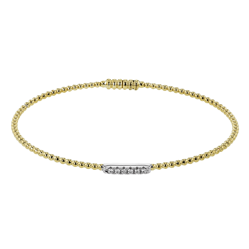 Simon G  lb2344 Bangle in 18k Gold with Diamonds
