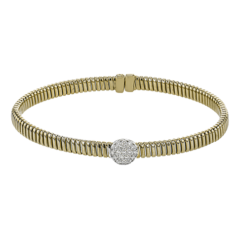 Simon G  lb2398 Bangle in 18k Gold with Diamonds