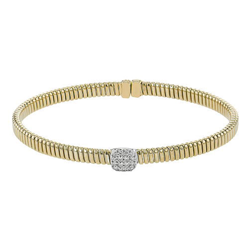 Simon G  lb2399 Bangle in 18k Gold with Diamonds