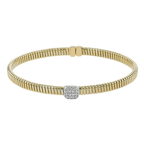 Simon G  lb2399 Bangle in 18k Gold with Diamonds