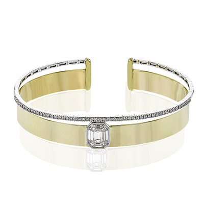 Simon G  lb2402 Bangle in 18K Gold with Diamonds