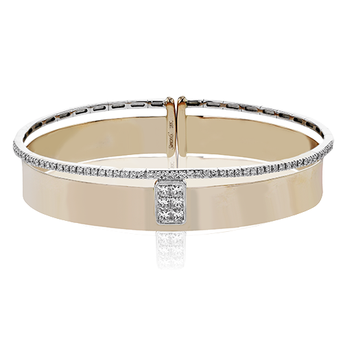 Simon G  lb2405 Bangle in 18K Gold with Diamonds