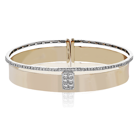 Simon G  lb2405 Bangle in 18K Gold with Diamonds
